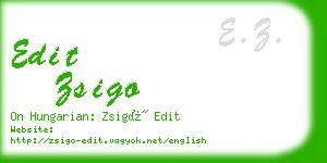 edit zsigo business card